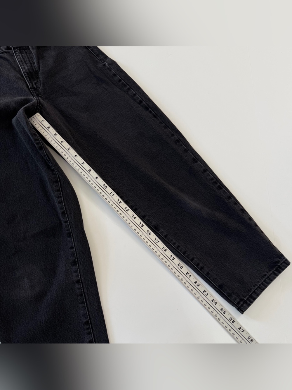 By Malene Birger Jeans Womens 28 Black High Rise Tapered Leg - Picture 6 of 10